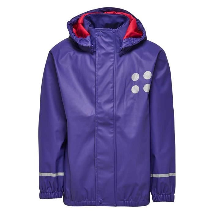 veste de pluie enfant fille - lego wear jamaica 101 - violet - manches longues - montagne