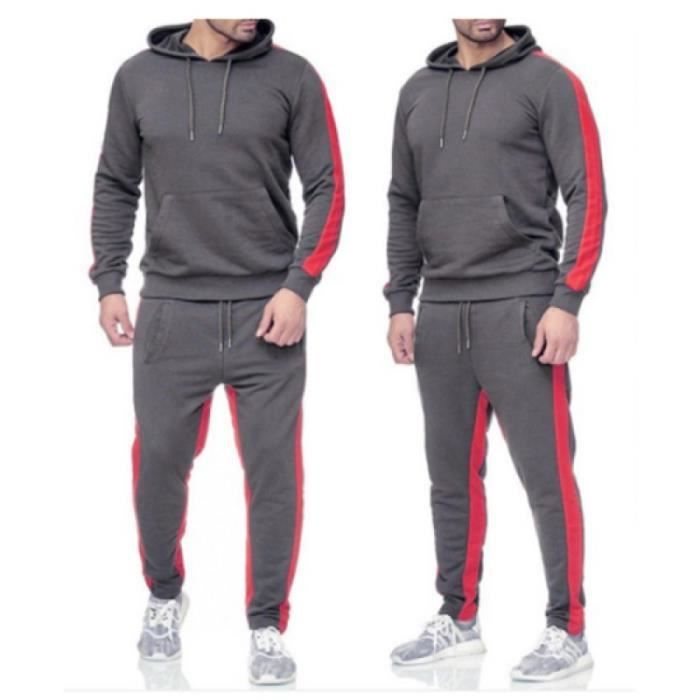 Vêtement De Sport Homme Survetement 2 Pièces Ensemble Jogging Sweats À Vêtement De Sport Homme Survetement 2 Pièces Ensemble Jogging Sweats À
