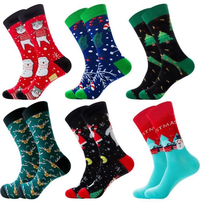 UEOTO Chaussettes Humour Homme 43-46 Idée Cadeau Original Noel