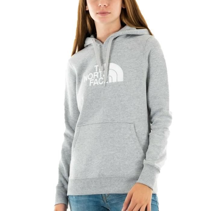 Sweat north face gris best sale