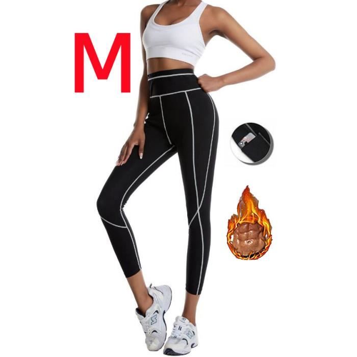 Legging de Sudation Femme - Marque - Modèle - Taille Haute Elastique