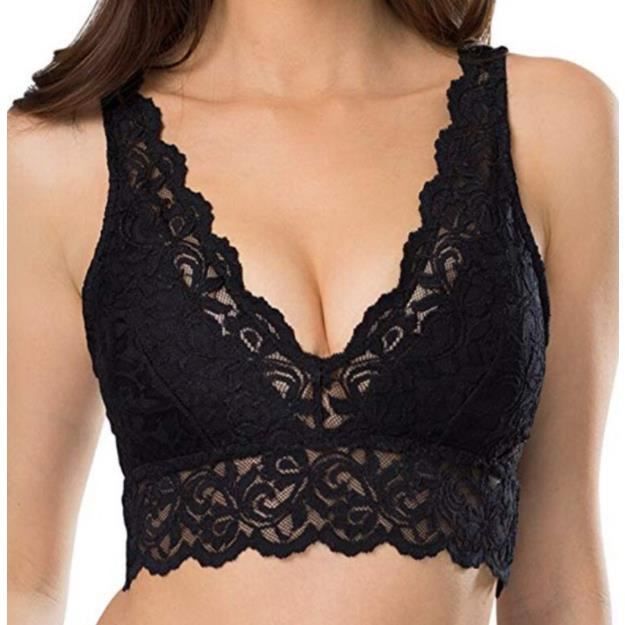 Soutien-gorge Christies Anna Dentelle Chantilly Noir - Taille 175451 - Neuf Avec étiquettes