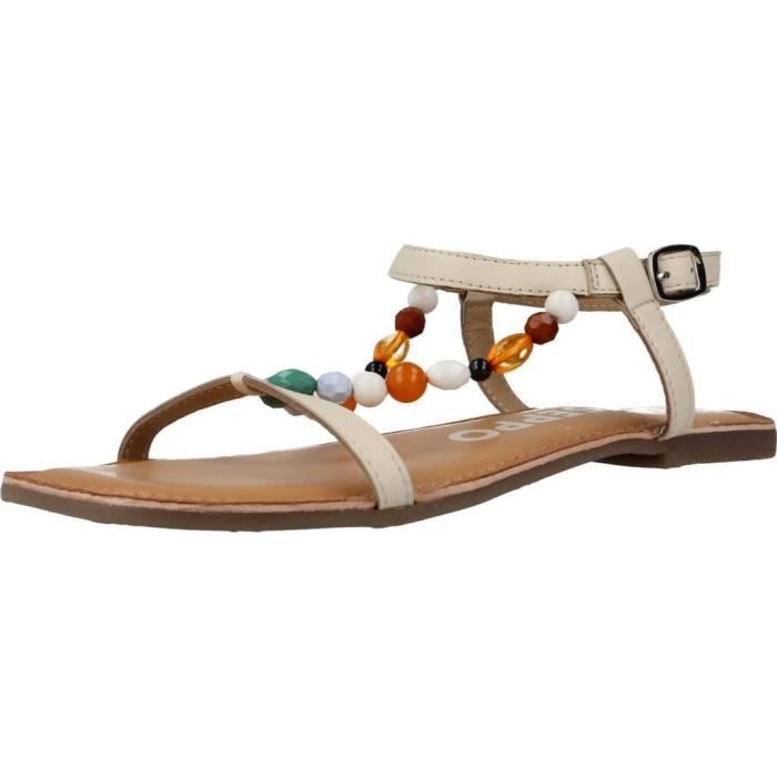 Sandale Plate GIOSEPPO Fern - Cuir Confortable Pour Femme
