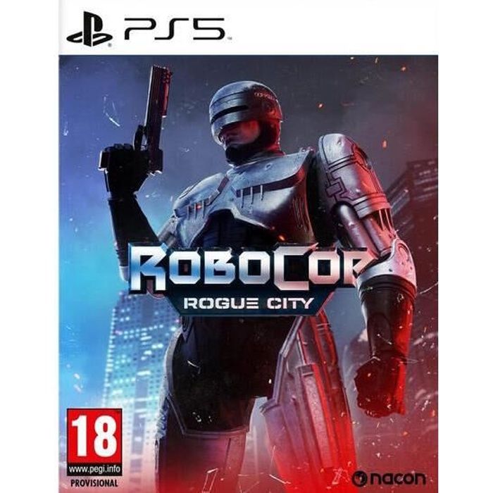 Nacon Jeu PS5 - Robocop Rogue City - Action - En Boîte - Octobre 2022