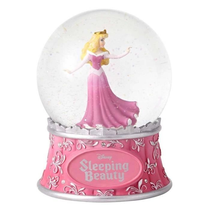Boule à neige Aurore Disney Haute Couture La Belle au bois dormant Rose -  Cdiscount Maison