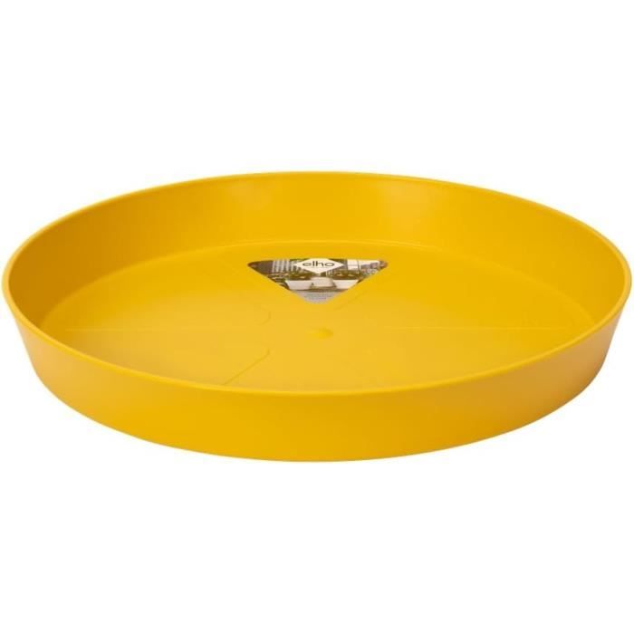 Soucoupe Ronde En Grès Pour Pots De Fleurs Venus II – 32 Cm, Marron Mat – Résistante Au Gel - 10
