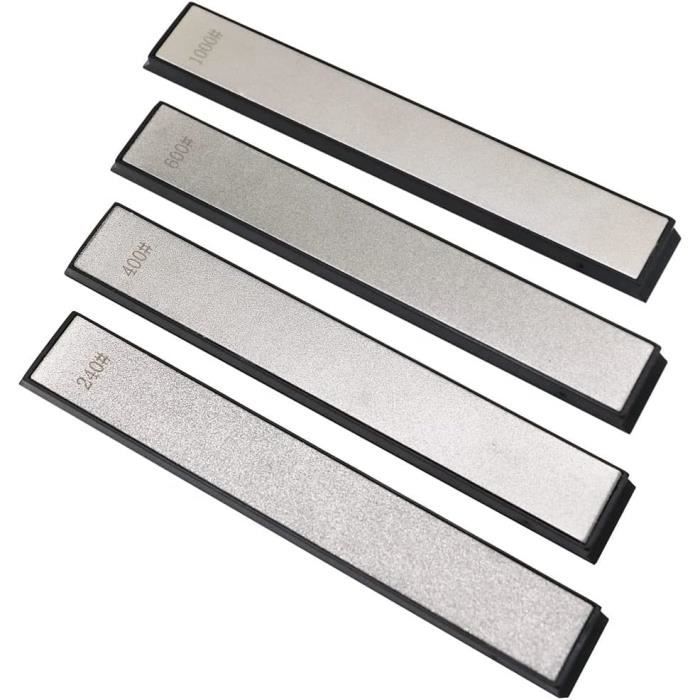 Ensemble Pierres à Affûter Grits Stone Sharpener 3000 Grains - 6 Tailles Pour Couteaux Et Outils