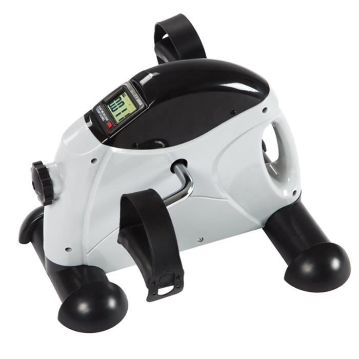 Mini Vélo D'appartement Bras Et Jambe - Pédalier Exerciseur, Mouvement Double, Noir