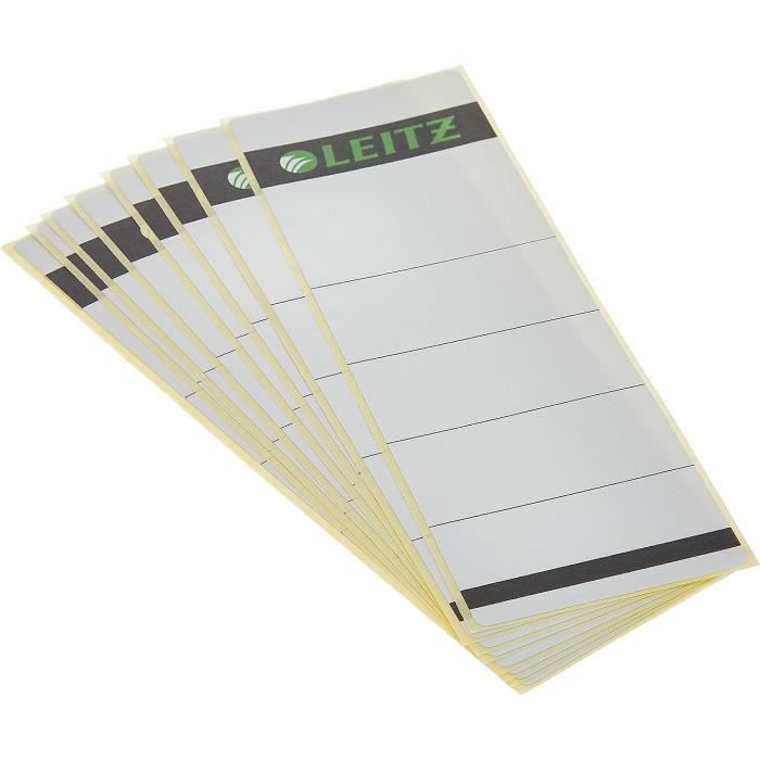 50 étiquettes Autocollantes Pour Classeurs – 5,4 X 19 Cm – Papier Blanc, Facile à écrire – Pour Bureau, école, Archives