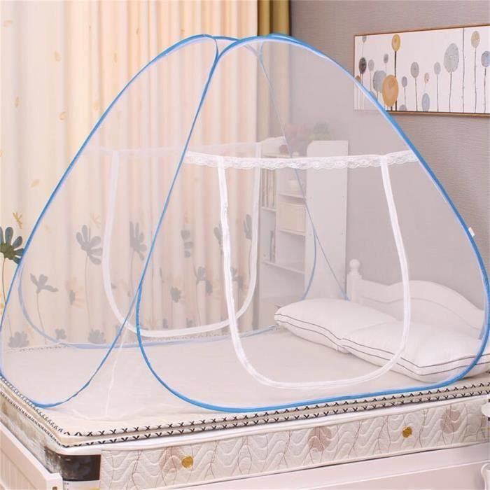 Moustiquaire à installation gratuite, pliable, anti-moustiques à fond Moustiquaire à installation gratuite, pliable, anti-moustiques à fond