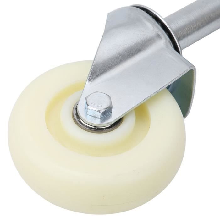 QWORK® Lot De 2 Roues Robustes De 10 Cm, Roue De Portail à Ressort