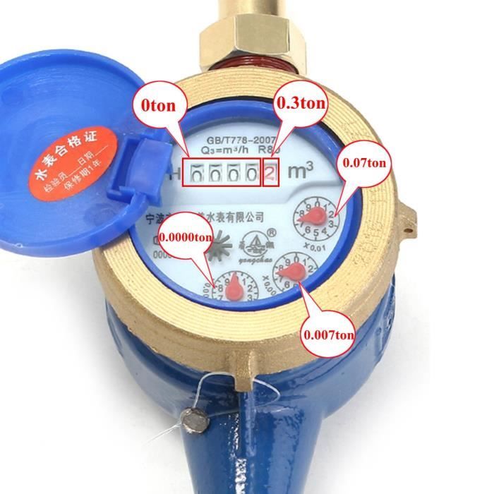 Tempsa 12 Compteur Deau Flux Froide Pr Maison Et Jardin