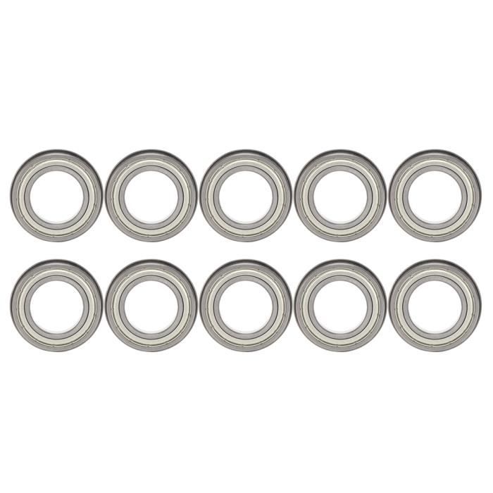 Lot De 10 Roulements à Billes à Bride MF52ZZ 2x5x2.5mm - Acier Au Chrome, étanches, Pour Micro-moteurs Et Machines