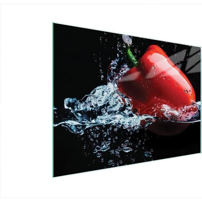 Planche De Cuisine En VERRE Trempé - Planche à Découper En Verre - Couvre-plaques De Cuisson