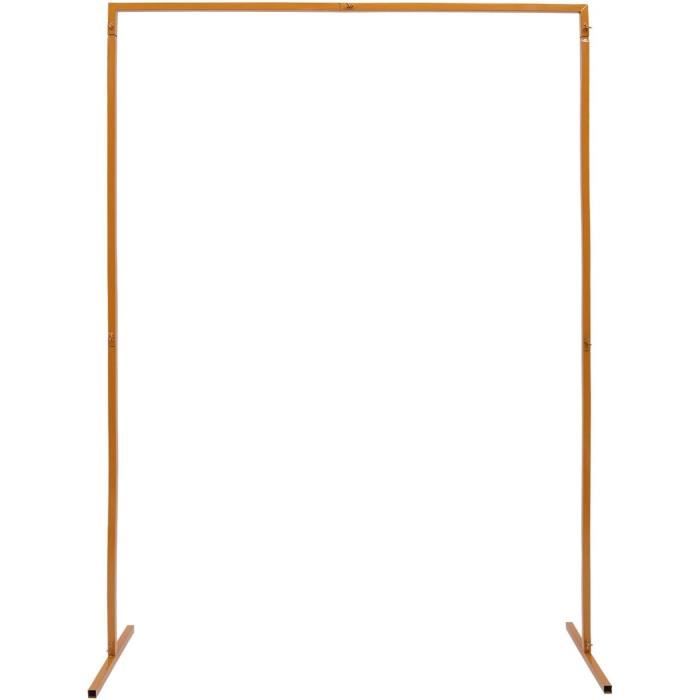 Arche Mariage Rectangulaire Métal Doré 3M X 6M - Support Floral Cérémonie