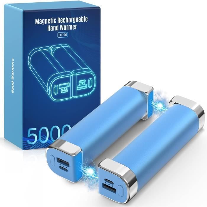 Chauffe-Mains Rechargeable USB Blanc - ZGEER - Double Face - 2 Niveaux de  Température - Autonomie 3h - Cdiscount Electroménager