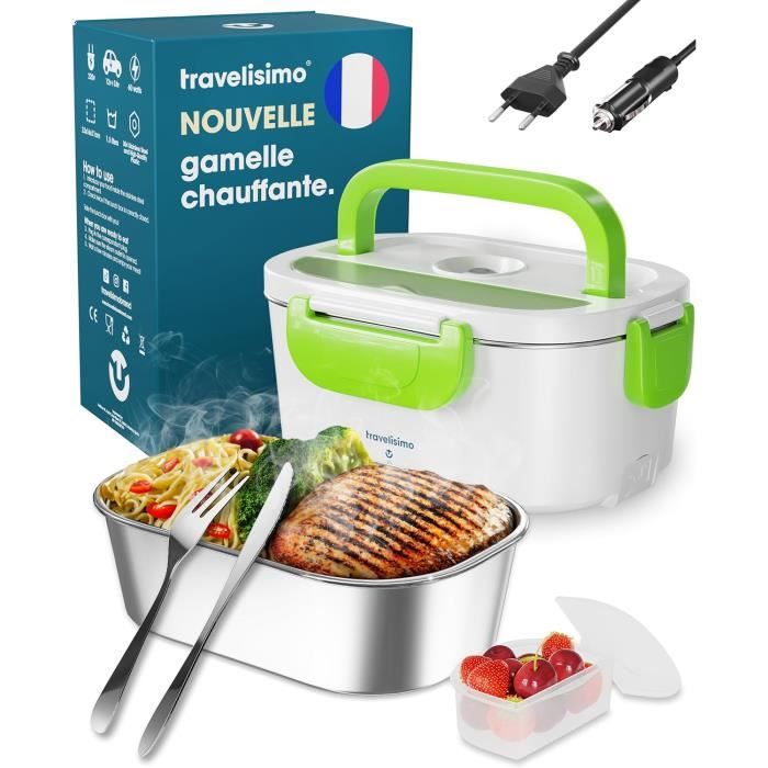 Chauffante Gamelle Électrique 3 en 1 Lunch Box 1.5L Boîte Chauffante 12V 220V Chauffante Gamelle Électrique 3 en 1 Lunch Box 1.5L Boîte Chauffante 12V 220V