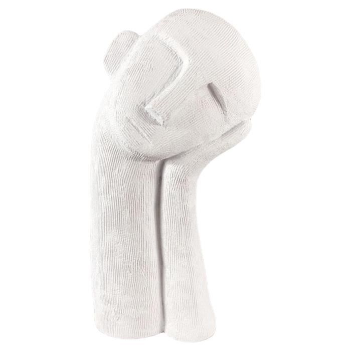 Sculpture Personnage Escalier Moderne Noir Et Or - Décoration Abstraite Salon Bureau
