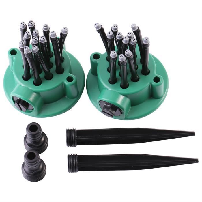 SGERUFZ 50 Pièces Kit D'irrigation, Têtes D'arrosage Réglable