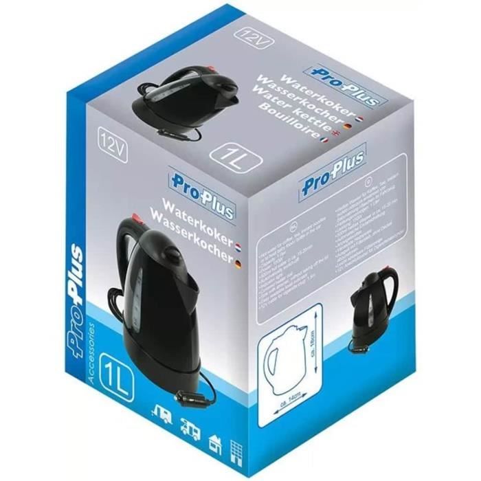 (424704) Bouilloire 12 V 1 L Noir YIN