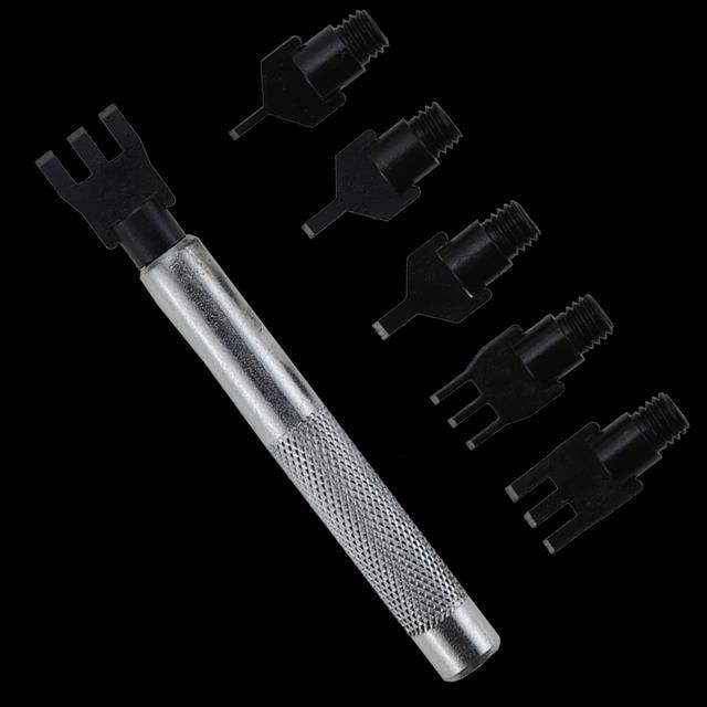 Jeu De 2 Poinçons Détachant Double Tête Et à Charnière - Outillage Neuf