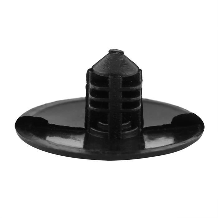 300 clips de fixation en plastique pour pare-chocs, type poussoir, 6 mm