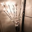 1Pc Willow Branches en forme de lampe LED Décoration Lampe de fête de Noël guirlande lumineuse interieure luminaire d'interieur-1