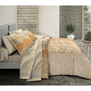 Housse de couette + taie(s) d'oreiller satin de coton - Colibri Botani