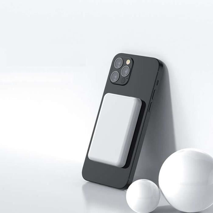 Accezz Batterie externe MagSafe pour iPhone 15 Plus - 5000 mAh - Batterie  externe sans fil avec porte-bague - Noir