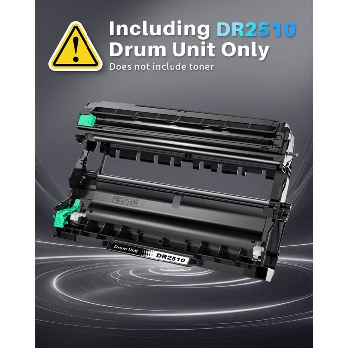 Yowell Tamburo DR2510 Per Brother – 15000 Pagine, Compatibile Con HL-L2400, DCP-L2620, MFC-L2800 E Serie - 3