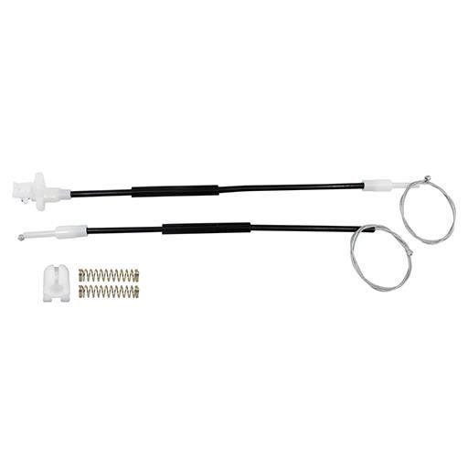 Réparation Vitre électrique Kit Réparation Lève-vitre Renault Megane II CC - Droite Arrière - Clip Et Câble Kit Câble Lève-vitre