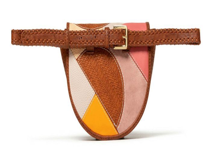 Desigual Sac banane marron beige pour femme Ada Nyon Belt Bag