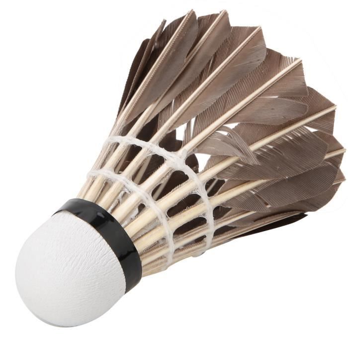 Mxzzand Balles de badminton 12 pcs Badminton Balls Plume Badminton Mxzzand Balles de badminton 12 pcs Badminton Balls Plume Badminton