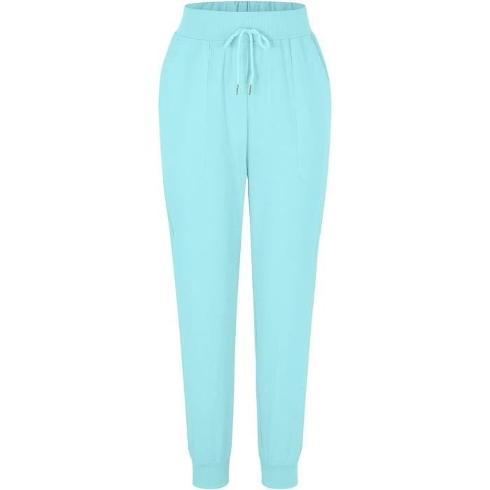 Pantalon fluide online bleu ciel