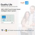 RUMOCOVO® WIFI GSM système de sécurité d'alarme maison intelligente App contrôle avec caméra IP alarmes de sécurité version2-2