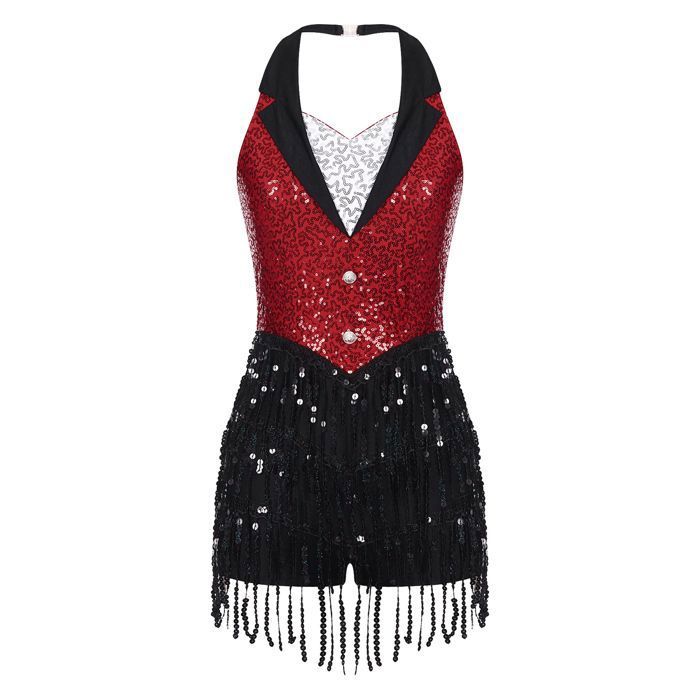 ranrann Enfant Fille Justaucorps Gymnastique Strass Manches Longues Patinage Artistique Danse Costume Spectacle Tenue 3-16 Ans A Argenté 5-6 ans