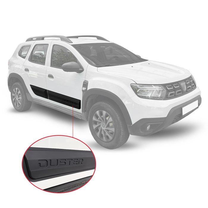 Jeu De 4 Bavettes Garde-Boue Avant Arrière Compatible Dacia Duster Pre-Facelift 2010-2013 - Protection Voiture Noire