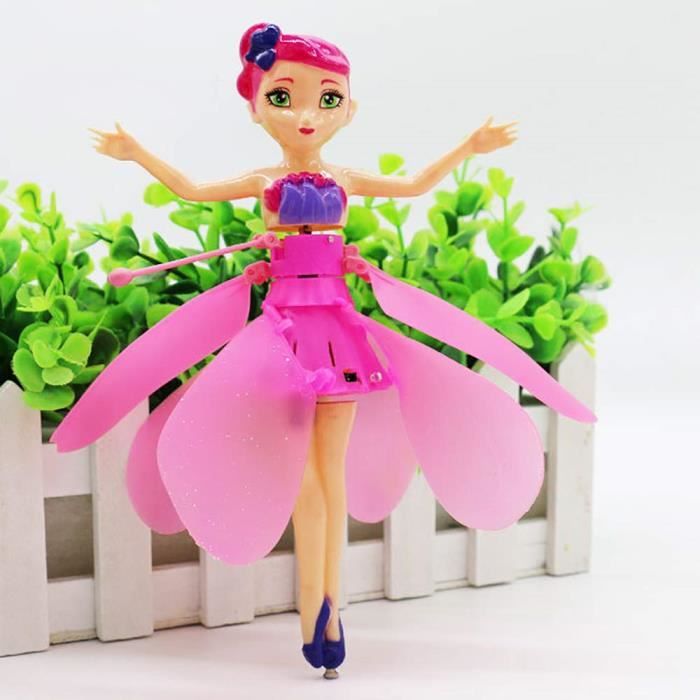 Fée volante , rechargeable par USB, jouet de princesse avec capteur infrarouge, jouet volant, avec lumières, convient comme cadeau p