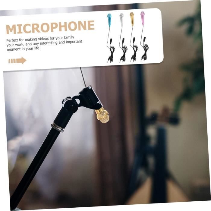 Petit Micro 16 Pièces Mini Microphone Micro Portable Microphone Pour Ordinateur ...