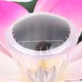 VGEBY lumière LED Lumières de piscine solaires pour bassin LED Lampe flottante étanche à fleur de lotus à couleur changeante-3