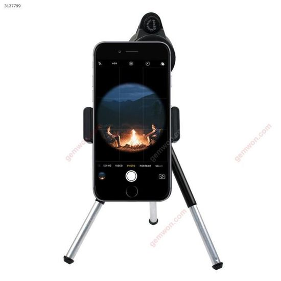 Télescope monoculaire 40x60, haute puissance BAK4 Prism FMC objectif  étanche Portée avec Smartphone Adaptateur Trépied pour la faune - Achat /  Vente jumelle optique - Cdiscount
