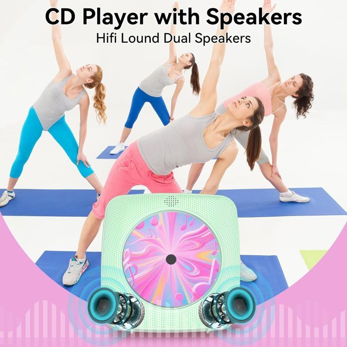 Lecteur MP3 Bluetooth OAKCASTLE MP300 - 64 Go, Batterie 40h, Haut-Parleur Intégré - Enfant Et Adulte