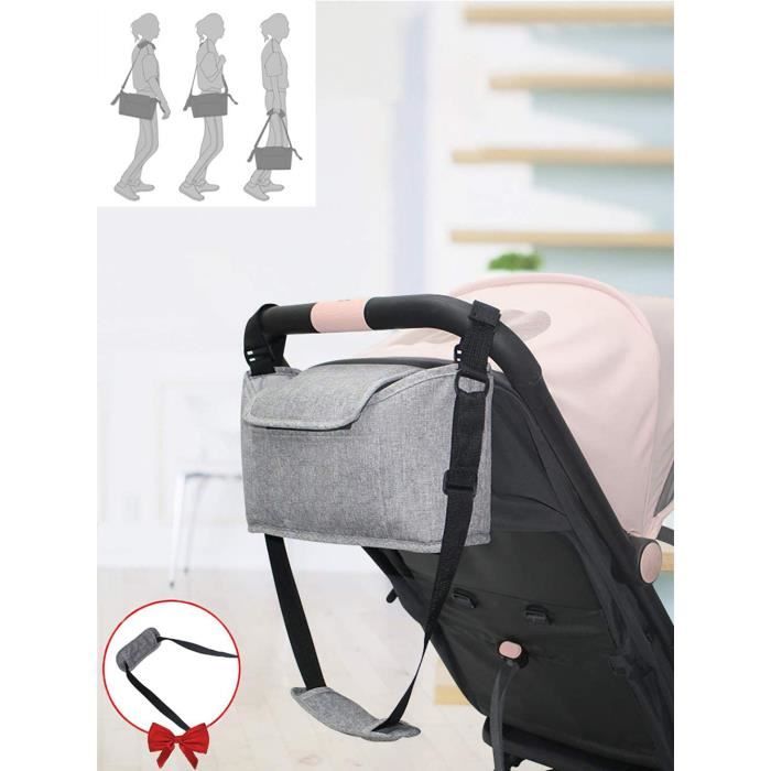 Sac de Rangement Universel pour Poussette, Bandoulière Utilisée