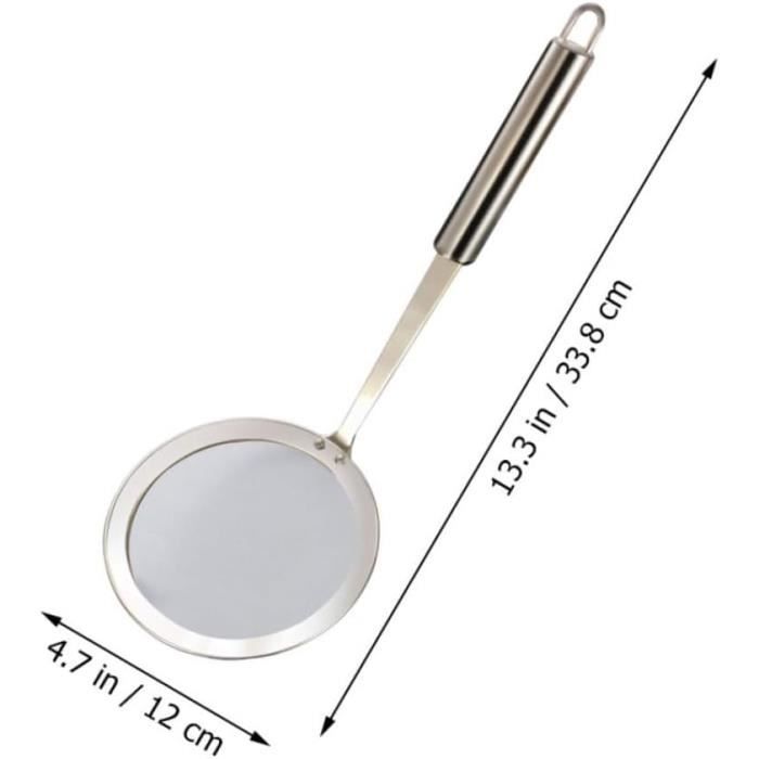 6 PCS Passoire, Cuillère de Cuisine en Acier Inoxydable, Passoire à Fondue Chinoise Epuisette à 6 PCS Passoire, Cuillère de Cuisine en Acier Inoxydable, Passoire à Fondue Chinoise Epuisette à