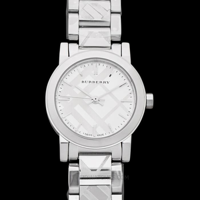 Burberry BU9233 Brand New Silver Dial Lady s Watch Genuine FreeS H Achat vente montre Cdiscount