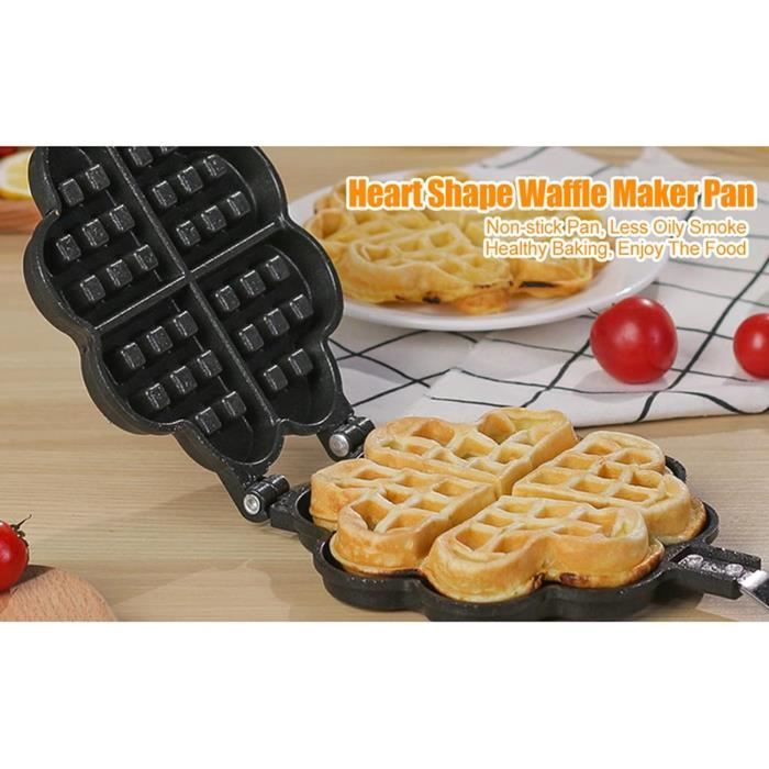 SENYA Lot de 2 plaques croque-monsieur - Gaufrier Waffle Party - Cdiscount  Electroménager