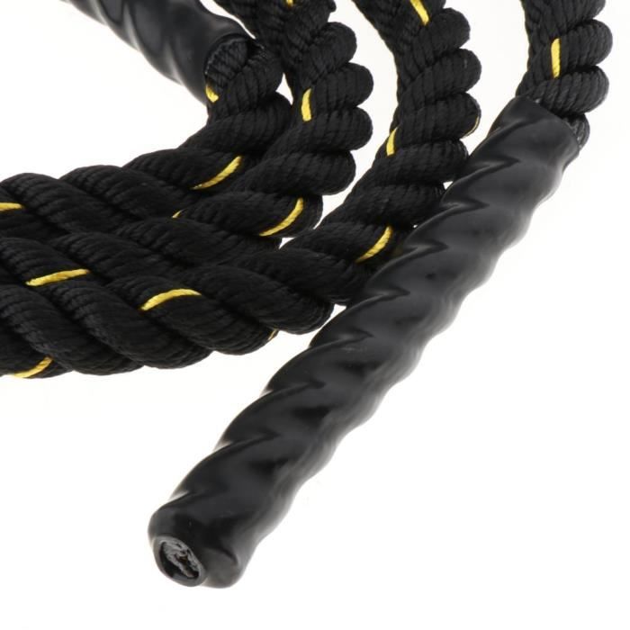 25mm 3m corde à sauter lourde corde à sauter entraînement cordes de  bataille pour hommes femmes Total des Style ordinaire noir - Cdiscount Sport