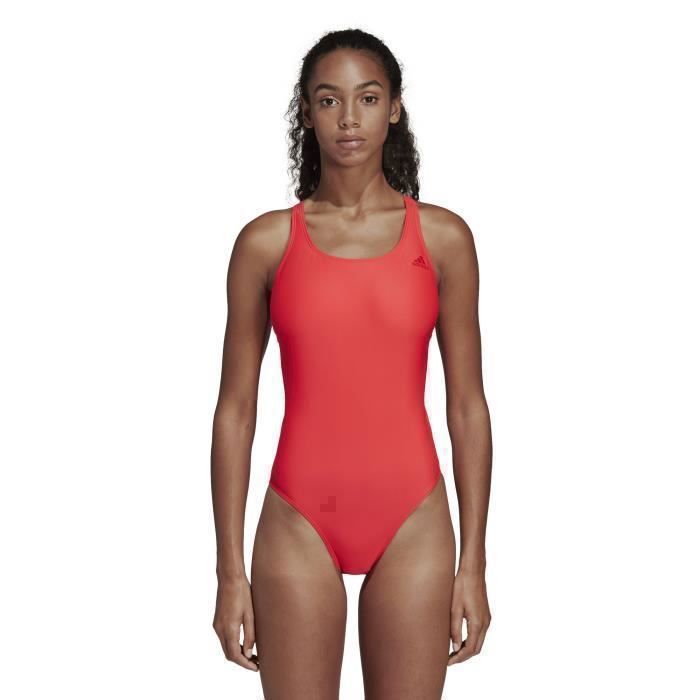 Maillot de discount bain adidas rouge