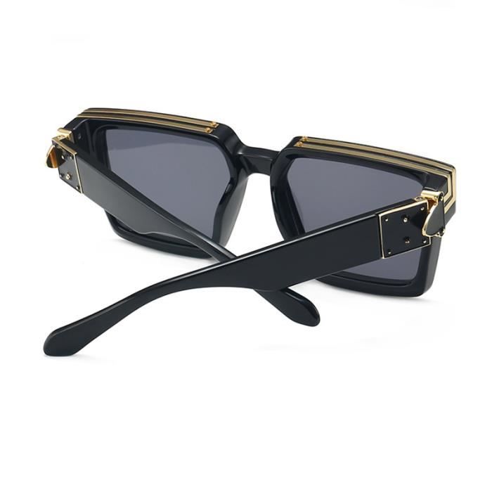 SHARPHY Lunettes de soleil homme carr grand cadre conduire mode