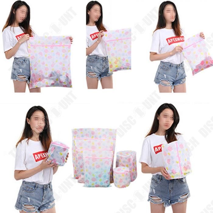 TD® Sac à linge sale voyage délicat tissu machine à laver vêtement